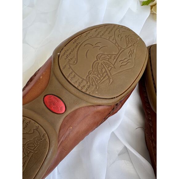 Pikolinos Brown Leather Driving shoes Slip On Loafers Men's 45 US 11-11.5 Spain - Picture 11 of 11